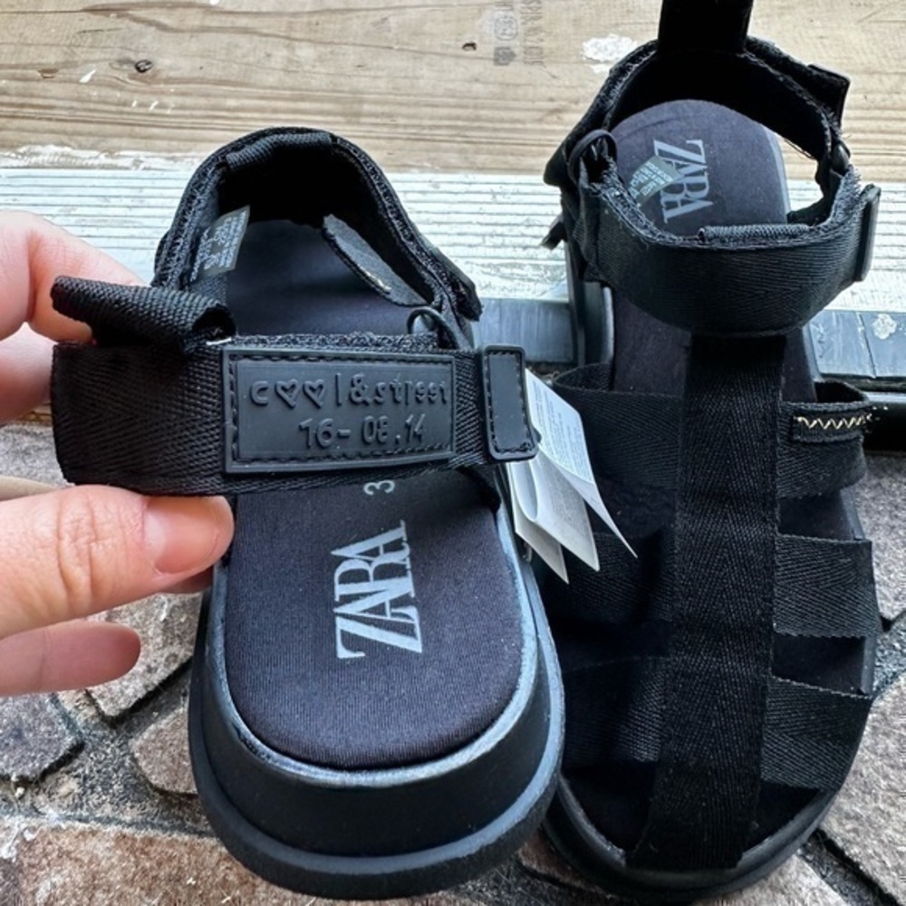 Zara NWT kids fabric fisherman sandals 2549/930 - Picture 11 of 11